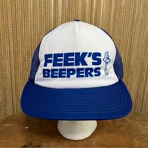Vintage Feek's Beepers Snap Back Trucker hat